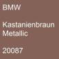 Preview: BMW, Kastanienbraun Metallic, 20087.